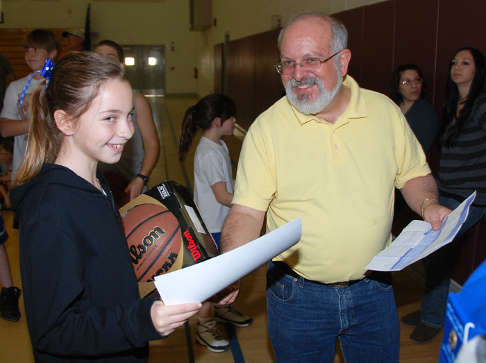 Ed Amaral at a Knights of Columbus Hoop Shoot - Photo by Charles Guest